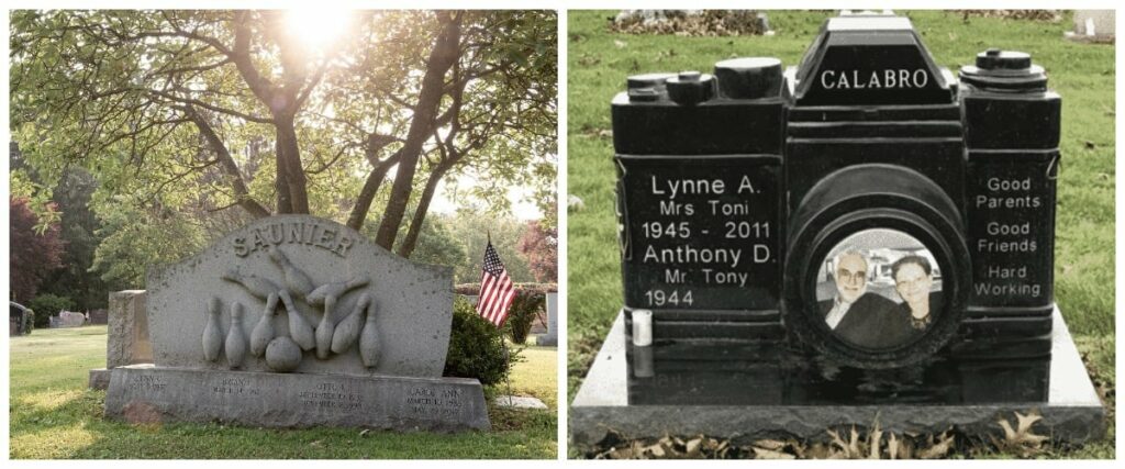 The shape of a headstone can have a meaningful impact