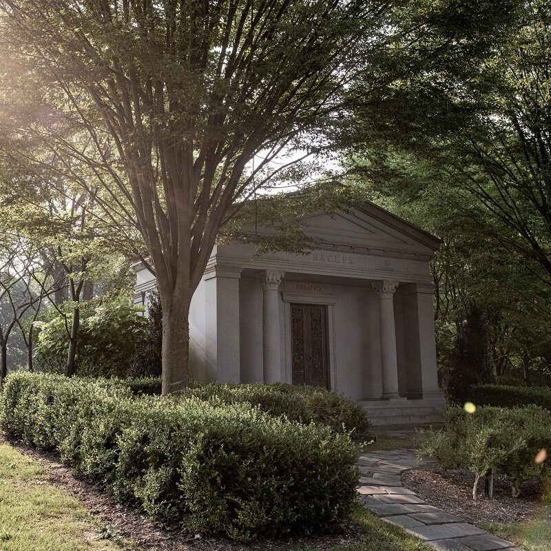 Classically Styled Walk-in Mausoleum