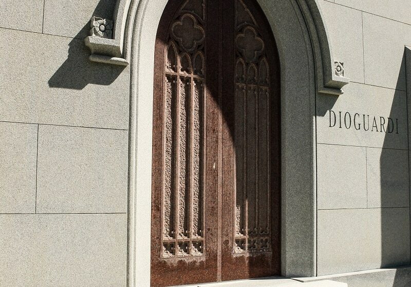 chapel walkin mausoleum door