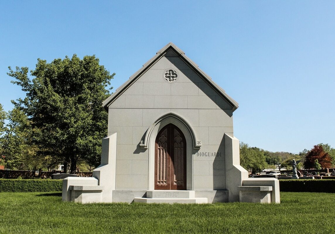 Large family outdoor mausoleum