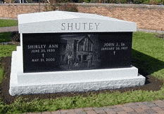 Garden double crypt mausoleums