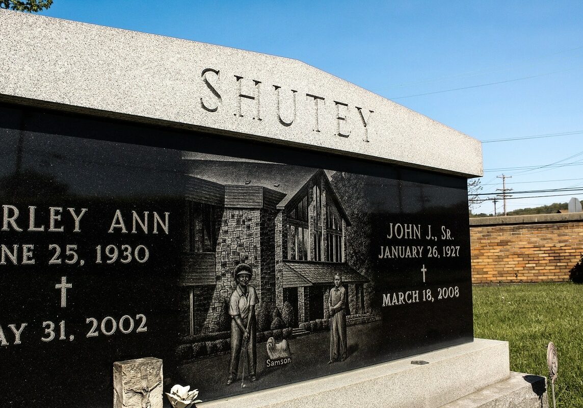 Double Crypt Mausoleum with a custom picture