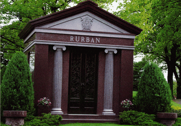 Private Classically Styled Walk-in Mausoleum