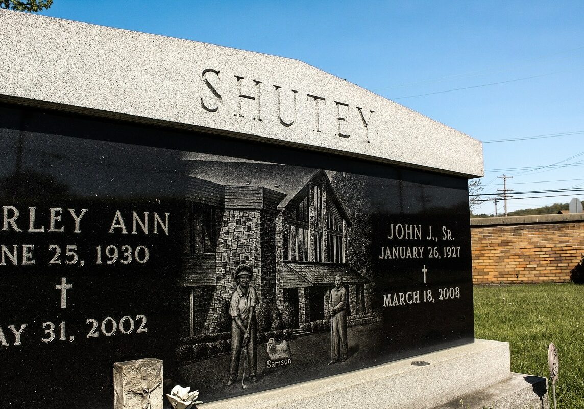 Double Crypt Mausoleum with a custom picture